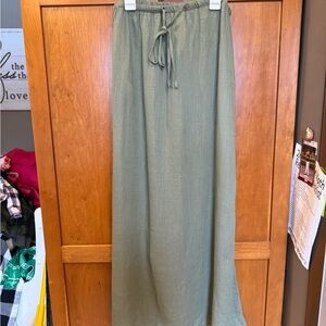 SHEIN Olive Maxi Skirt